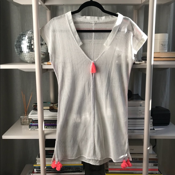 New Poupette St. Barth Mesh Coverup Dress - Picture 3 of 5